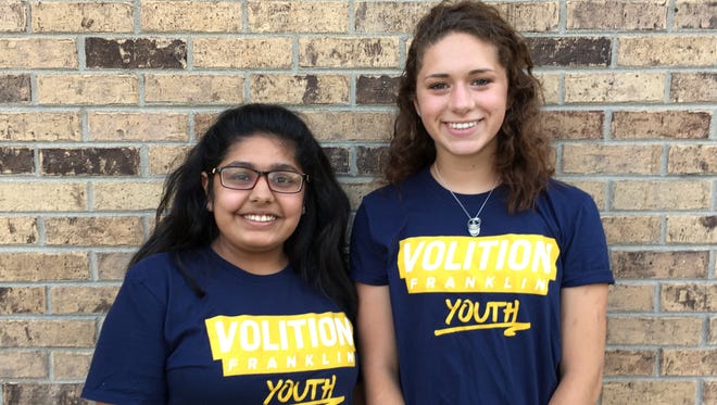 Shreya Jain (left) and Olivia Banach will represent their peers on the youth board of directors with the FACT movement, Wisconsin's youth tobacco prevention program.