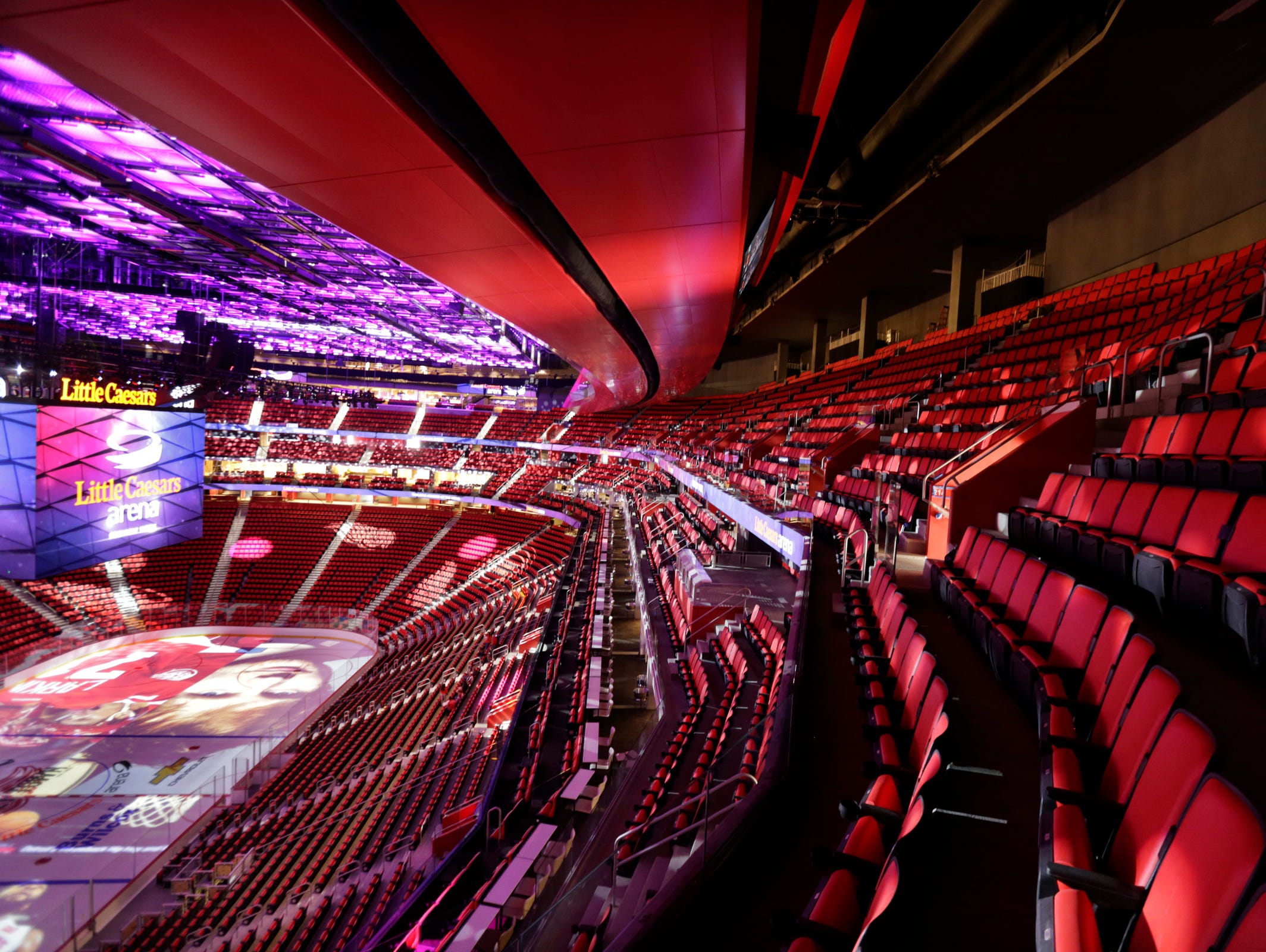 Little Caesars Arena Seating Chart Mezzanine