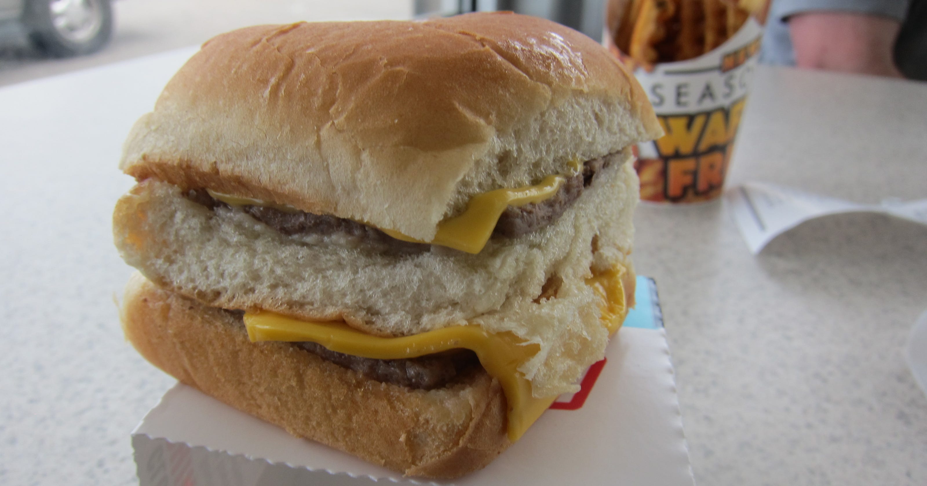 Krystal burgers, the South's answer to White Castle