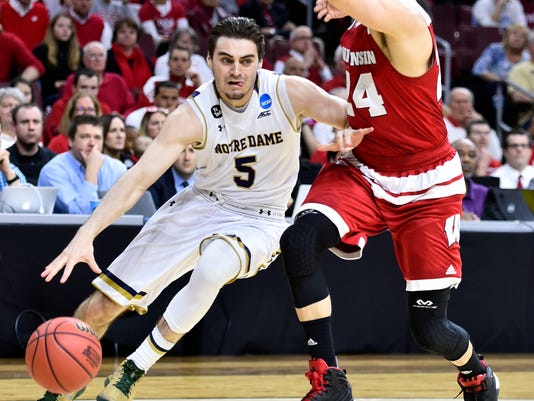 Ncaa Tournament Notre Dame S Farrell On A Whirlwind