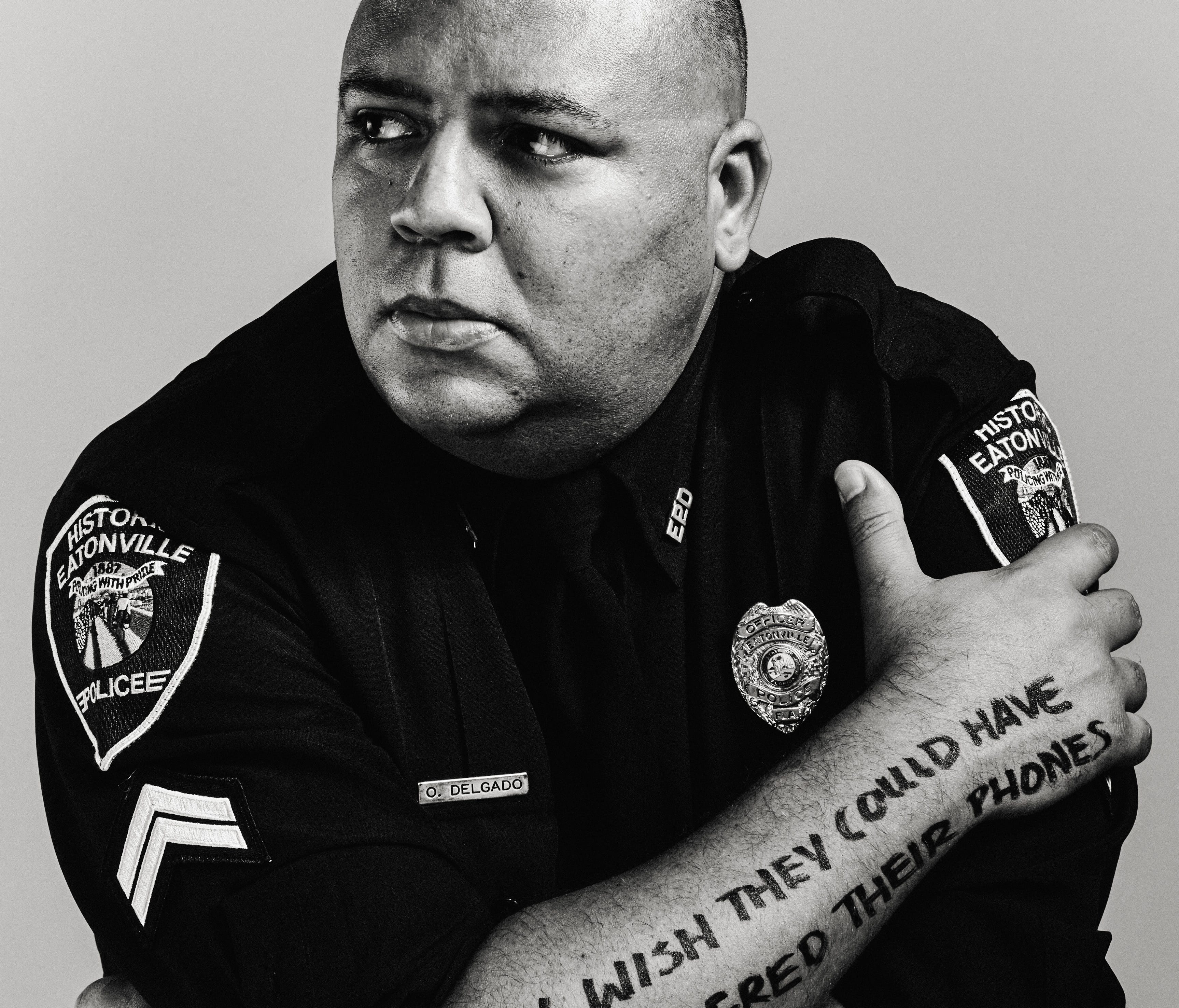 Omar Delgado, Eatonville Police officer.
