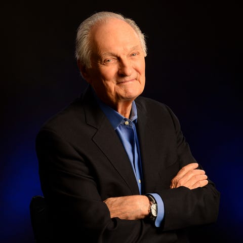 Alan Alda in New York on June 6, 2017 during a...