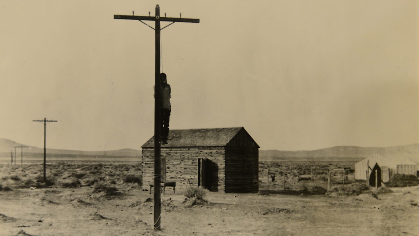 Nevada's Hazen noted for notorious hanging