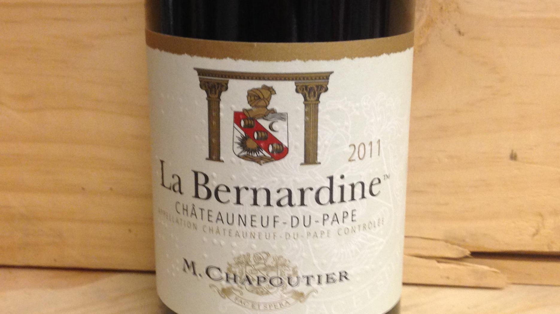 2011 Chapoutier Châteauneuf-du-Pape.