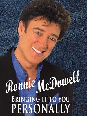 Cover for Ronnie McDowell's autobiography, "Bringing it to You Personally."