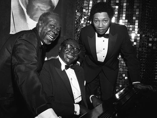 Rufus Thomas, Albert King and Luther Ingram (from left)