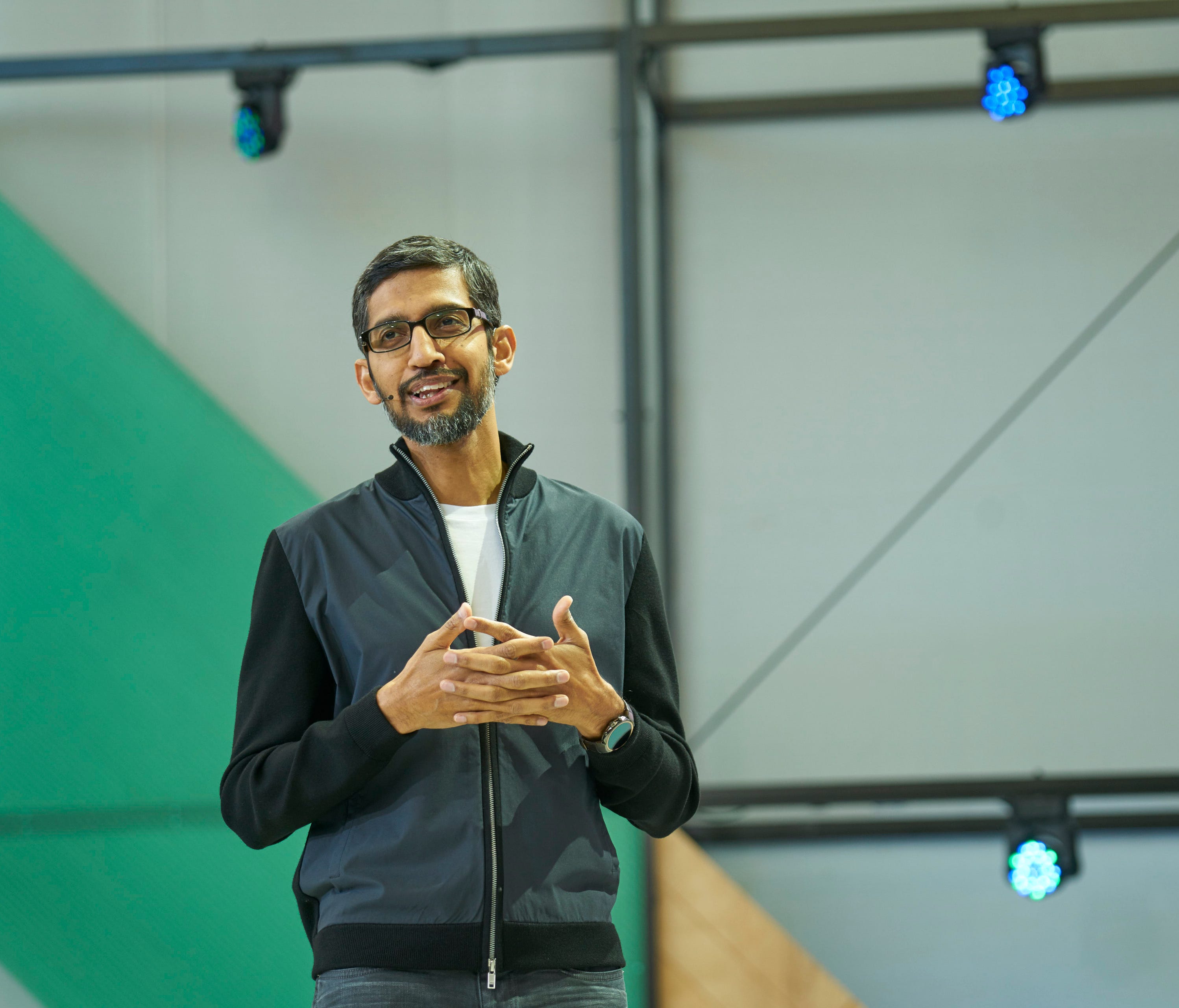 Google CEO Sundar Pichai at Google I/O