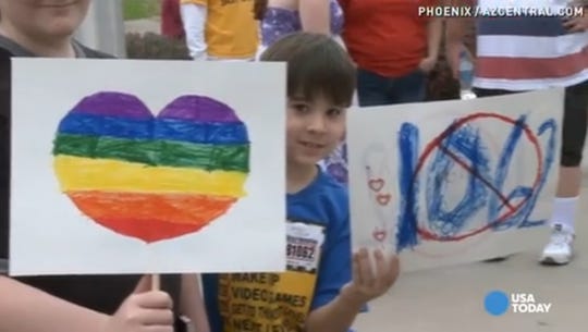 Thousands Try To Sway Arizona Gov On Anti Gay Bill