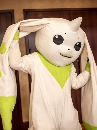 Digimon cosplayer at Zenkaikon 2014.