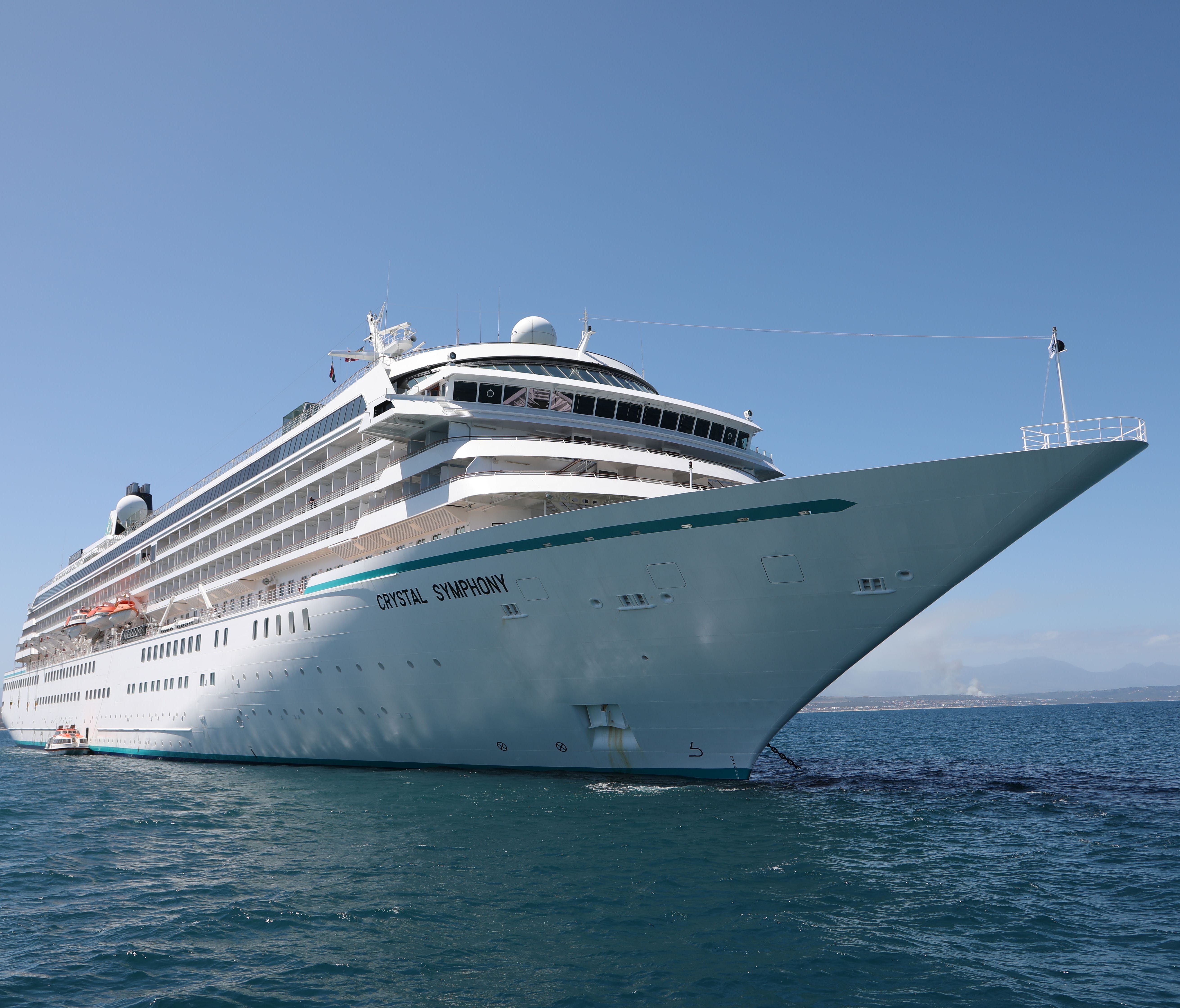 One of the most luxurious cruise ships afloat, Crystal  Cruises' 848-passenger Crystal Symphony recently emerged from a massive makeover designed to make it even more upscale.