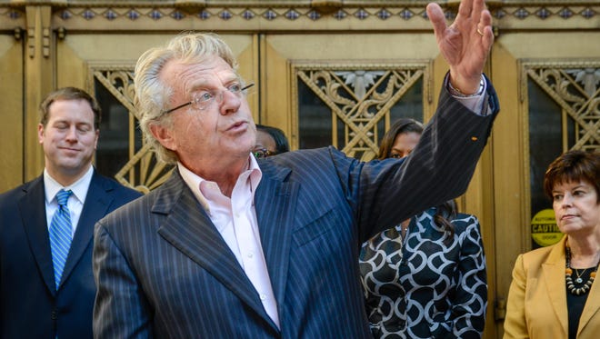 Jerry Springer, seen here in 2014, will host The Price is Right Live Feb. 24-25 at Jack Casino Cincinnati .