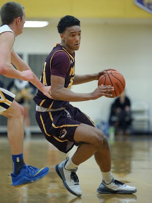 Bloomington North's Musa Jallow (right) will attend the IBCA Underclass Showcase in July.