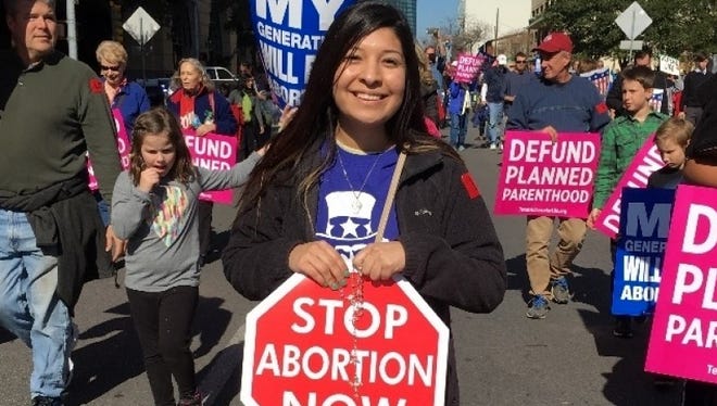 Sharae Flores is an active anti-abortion advocate.