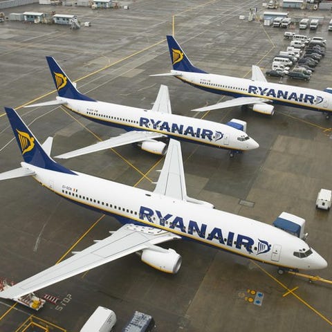 Ryanair stock was grounded on Monday.