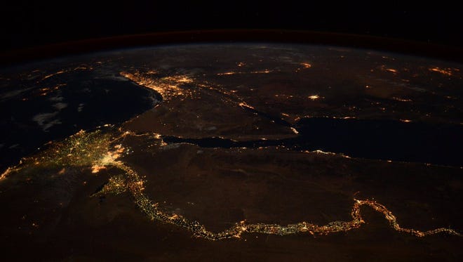 Light pollution reducing darkness worldwide