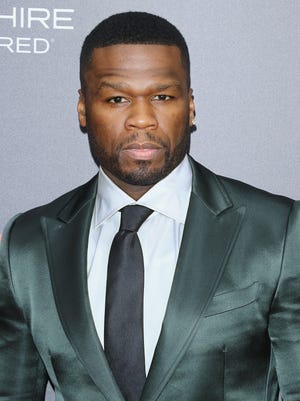 50 Cent attends the 'Southpaw' premiere on July 20.