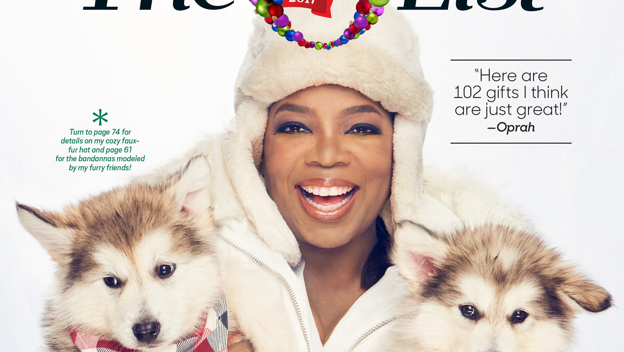 Oprah Winfrey's favorite things list is here
