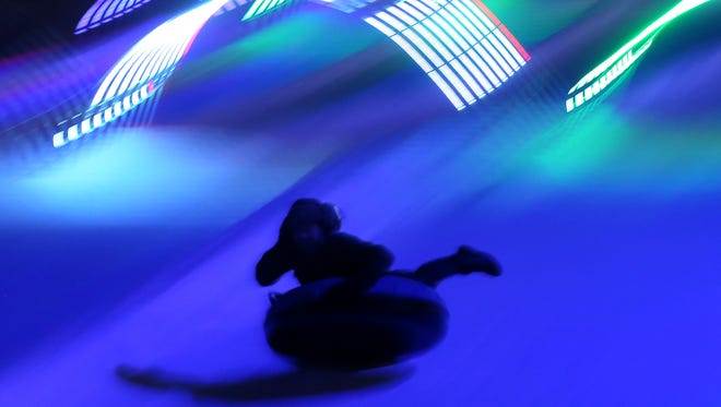 Glow tubing is one of the many activities at Snow Trails.