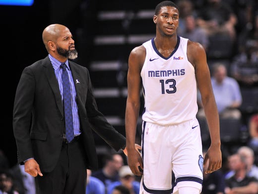 Memphis Grizzlies head coach J.B. Bickerstaff and Memphis