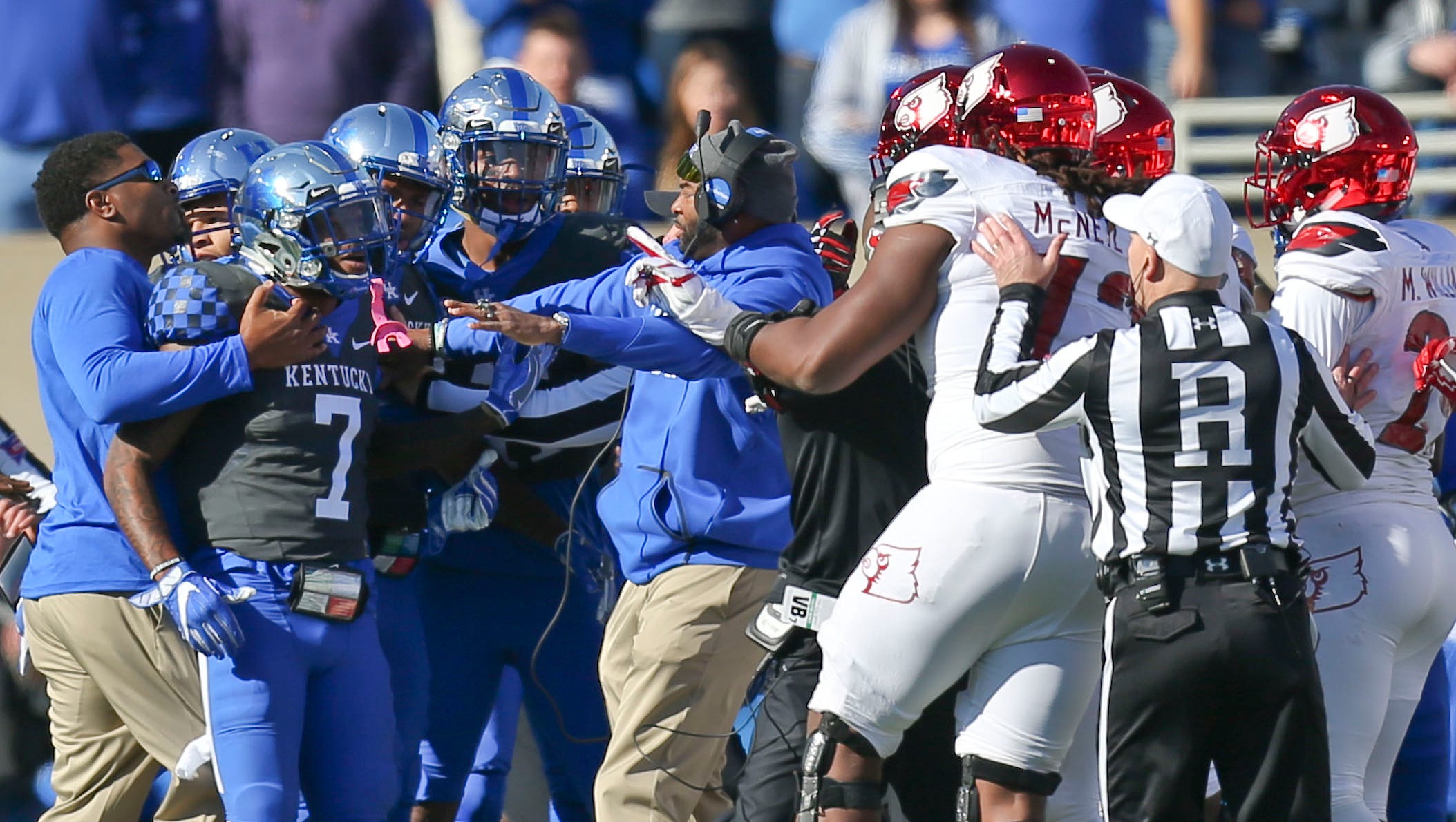 Kentucky Football Lamar Thomas Was In The Right In Uk Uofl Fight