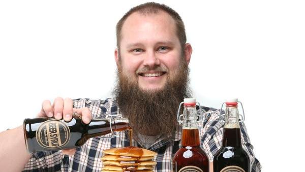 Russ Meredith has started a beer syrup company that makes syrup using beer that is boiled down until there's no longer any alcohol content.  He says it gives the syrup the rich, bready flavor of beer without being alcoholic.September 8, 2015