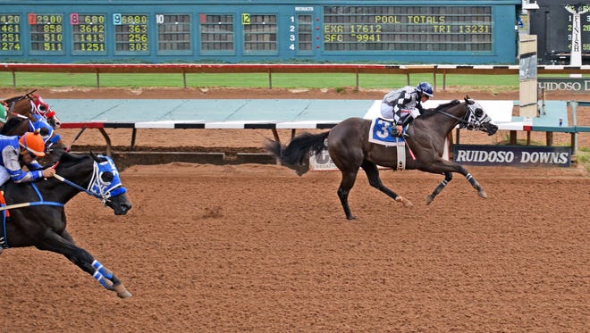 Shakem Bye Perry earns top qualifying time for All American Futurity on Friday in first day of trials
