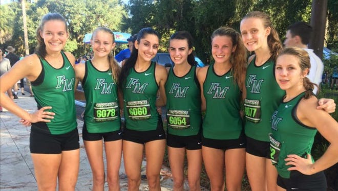 The Fort Myers High School girls cross country team won the Caloosahatchee Invitational on Saturday, Aug. 27.