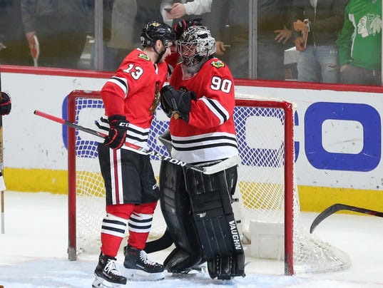 NHL: Winnipeg Jets at Chicago Blackhawks