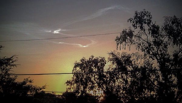 The lights seen over Phoenix early June 2, 2016.
