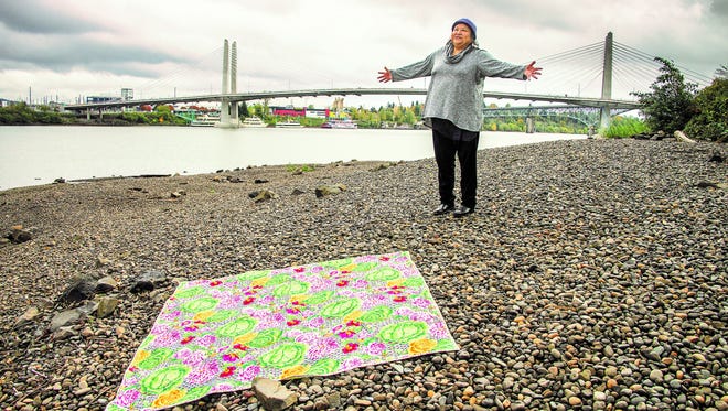 Elizabeth Woody, Oregon's new poet laureate, is photographed for "Pieces of Portland: An Inside Look at America’s Weirdest City" by Marie Deatherage and Joyce Brekke. Governor Kate Brown named Woody Oregon's eight poet laureate at the end of March.