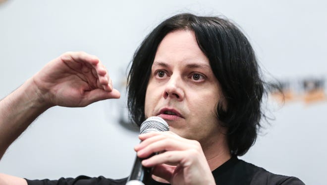 Jack White speaks about Third Man Records and his dedication to vinyl during the Making Vinyl conference Westin Book Cadillac Hotel in downtown Detroit on Monday November 6, 2017.