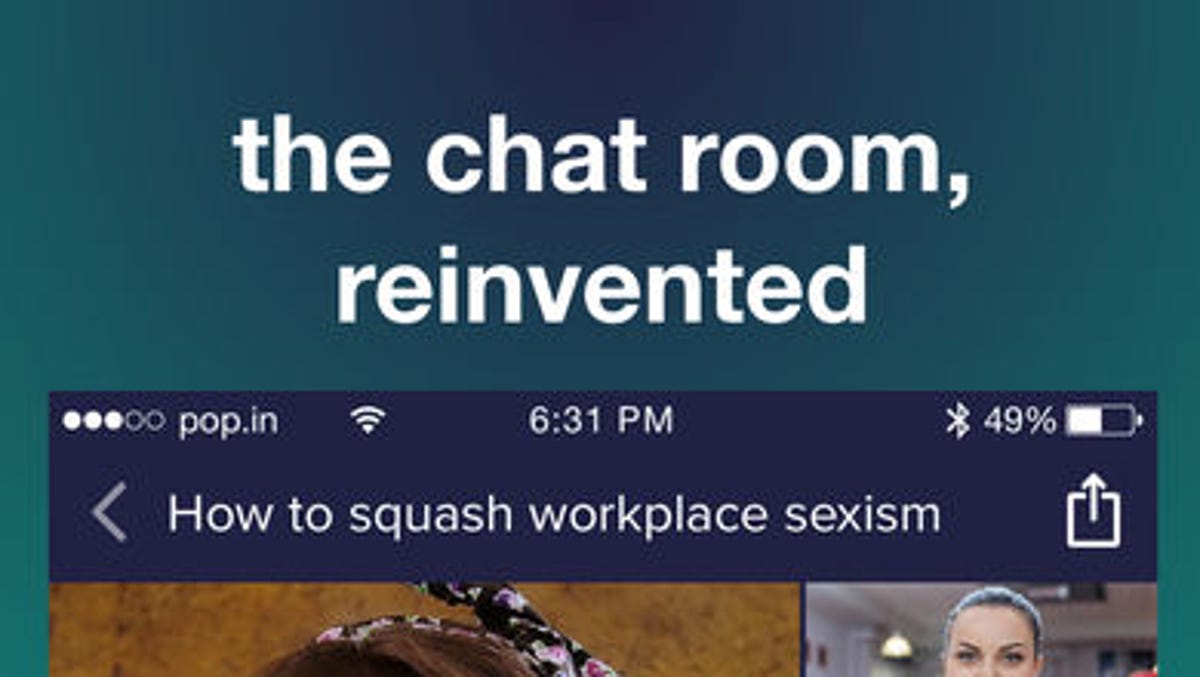 Chat Rooms Return With Video For Pop In App
