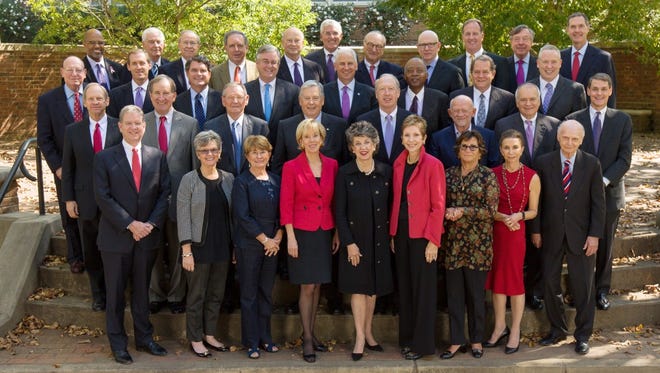 The 2015-2016 Furman University Board of Trustees