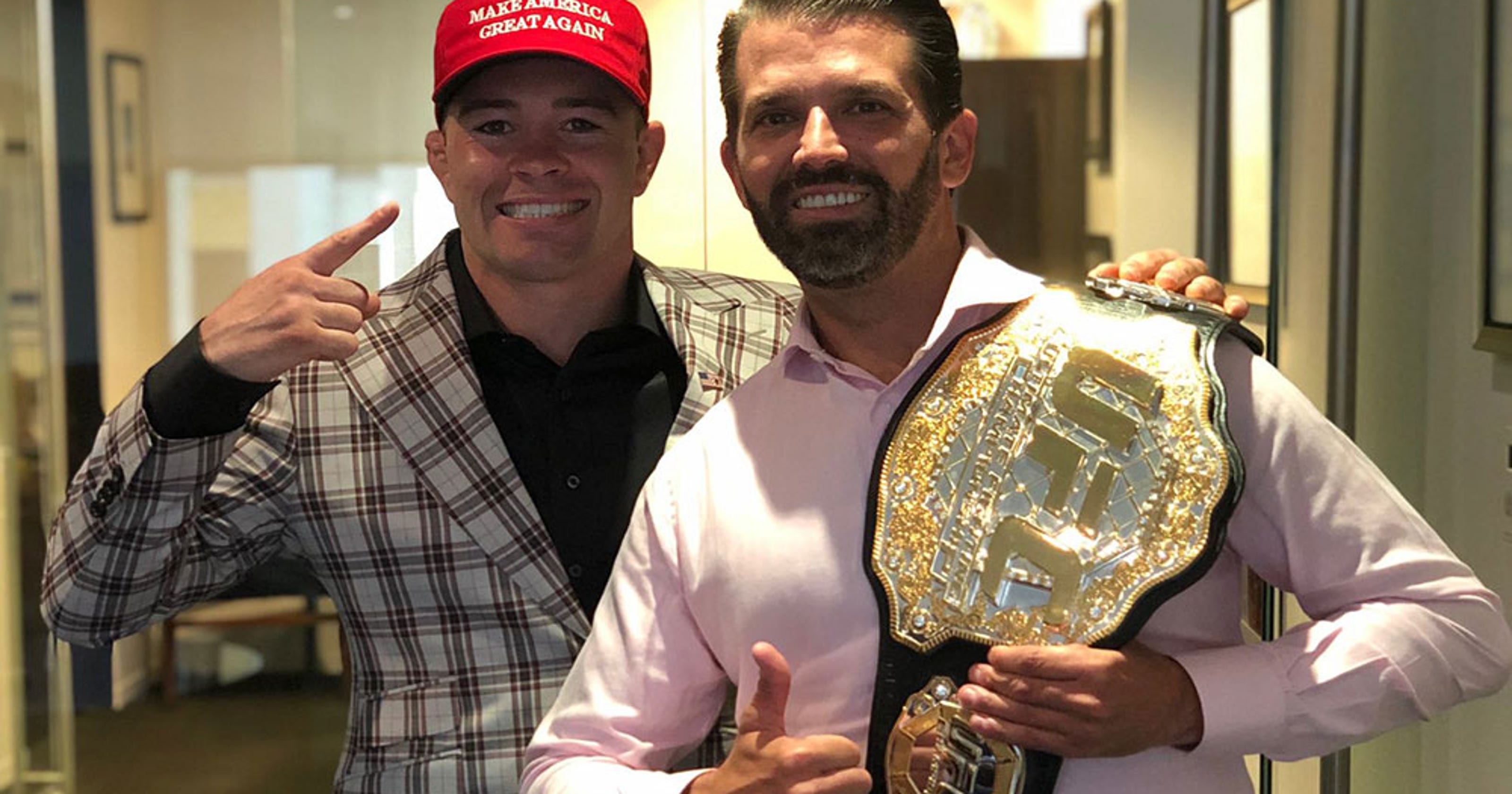 UFC: Colby Covington says Donald Trump Jr. will attend ...
