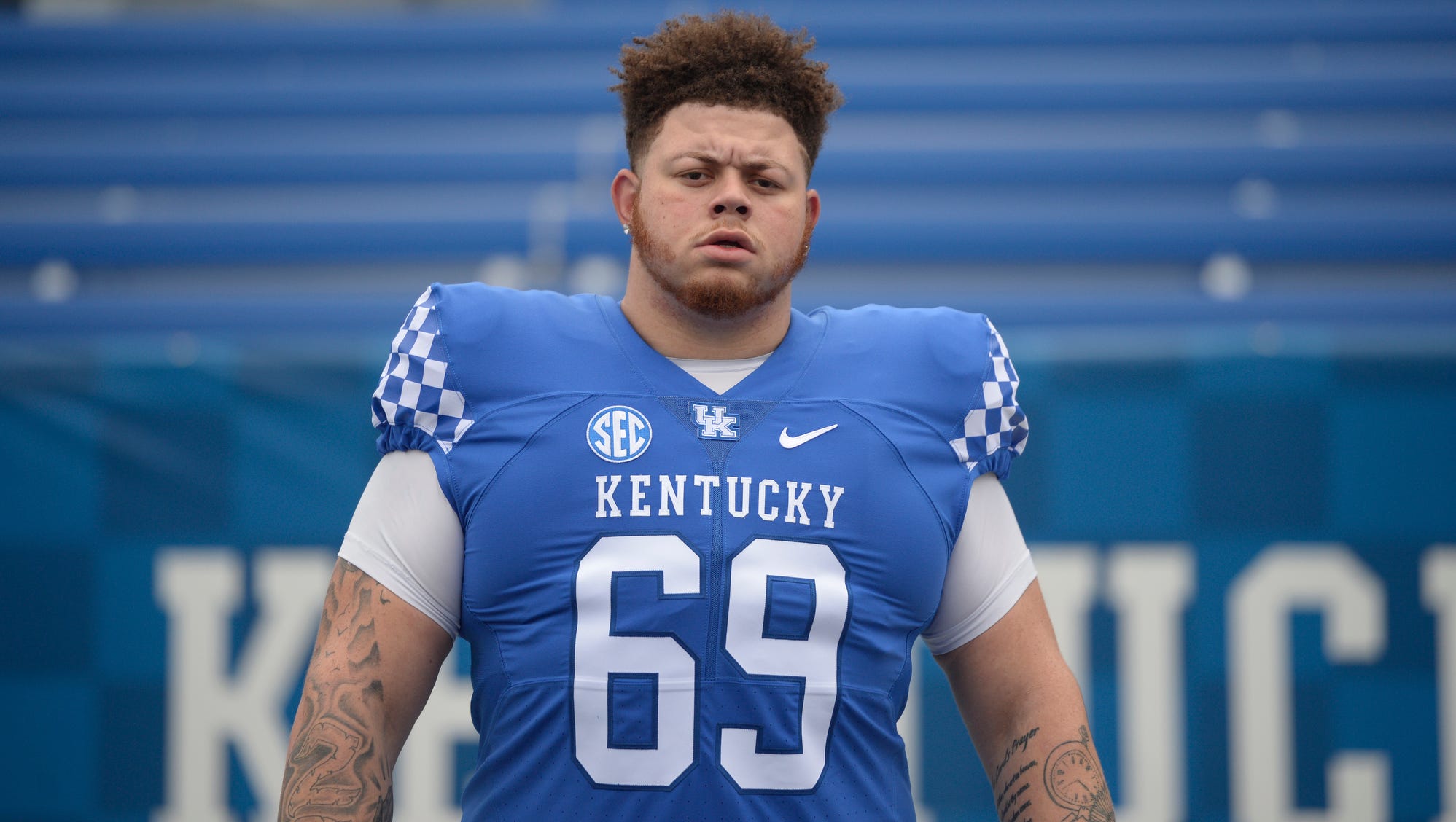 Kentucky Football After Productive Offseason Elam Ready To Focus On His Play Not His Weight