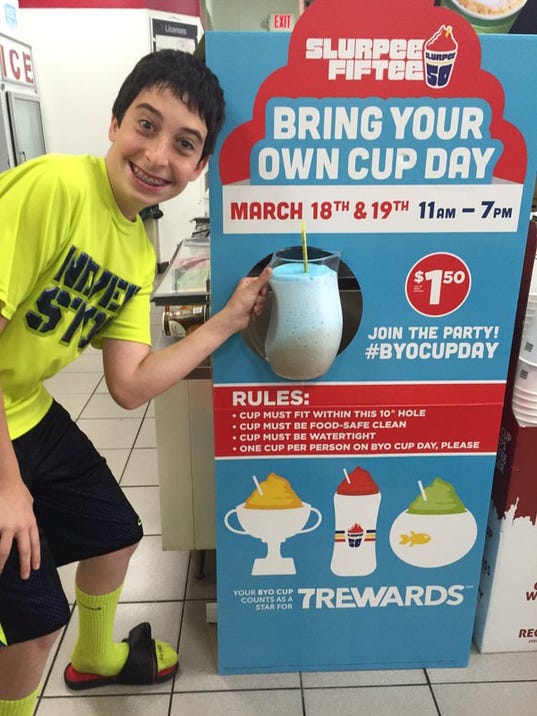 Frost expected early 7Eleven’s Bring Your Own Cup Day for Slurpee is back