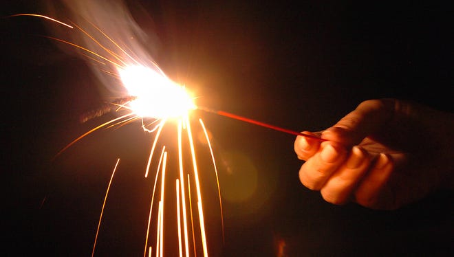 Sparklers are allowed in Wausau, but many fireworks aren't.