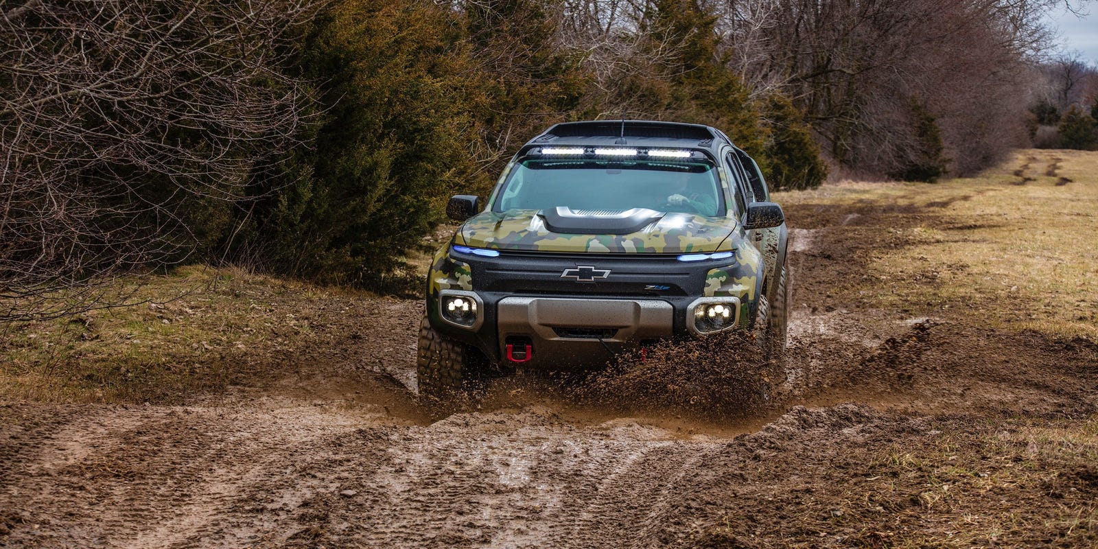 Chevrolet Colorado Fuel Cell Electric Truck Made For U S Army