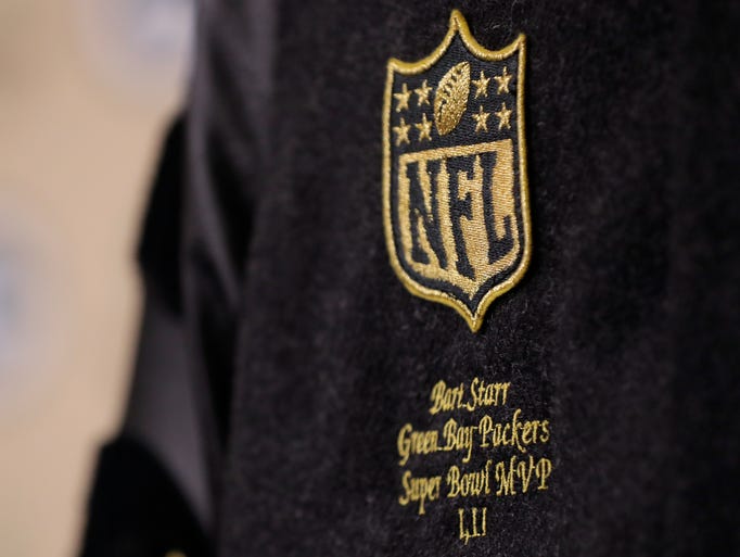 The logo on former Green Bay Packers quarterback Bart