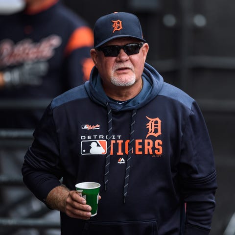 Sep 29, 2019; Chicago, IL, USA; Detroit Tigers man