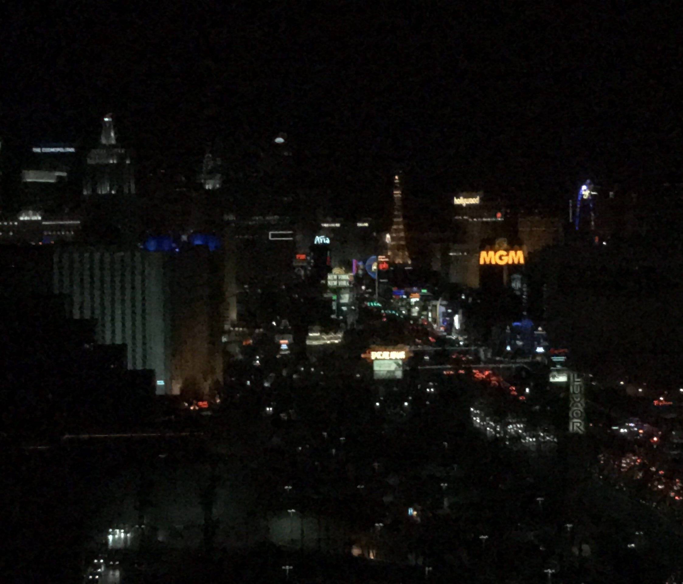 One week to the minute after shooting started, casinos along the Las Vegas Strip went dark in honor of the 58 victims of the deadliest mass shooting in modern American history.