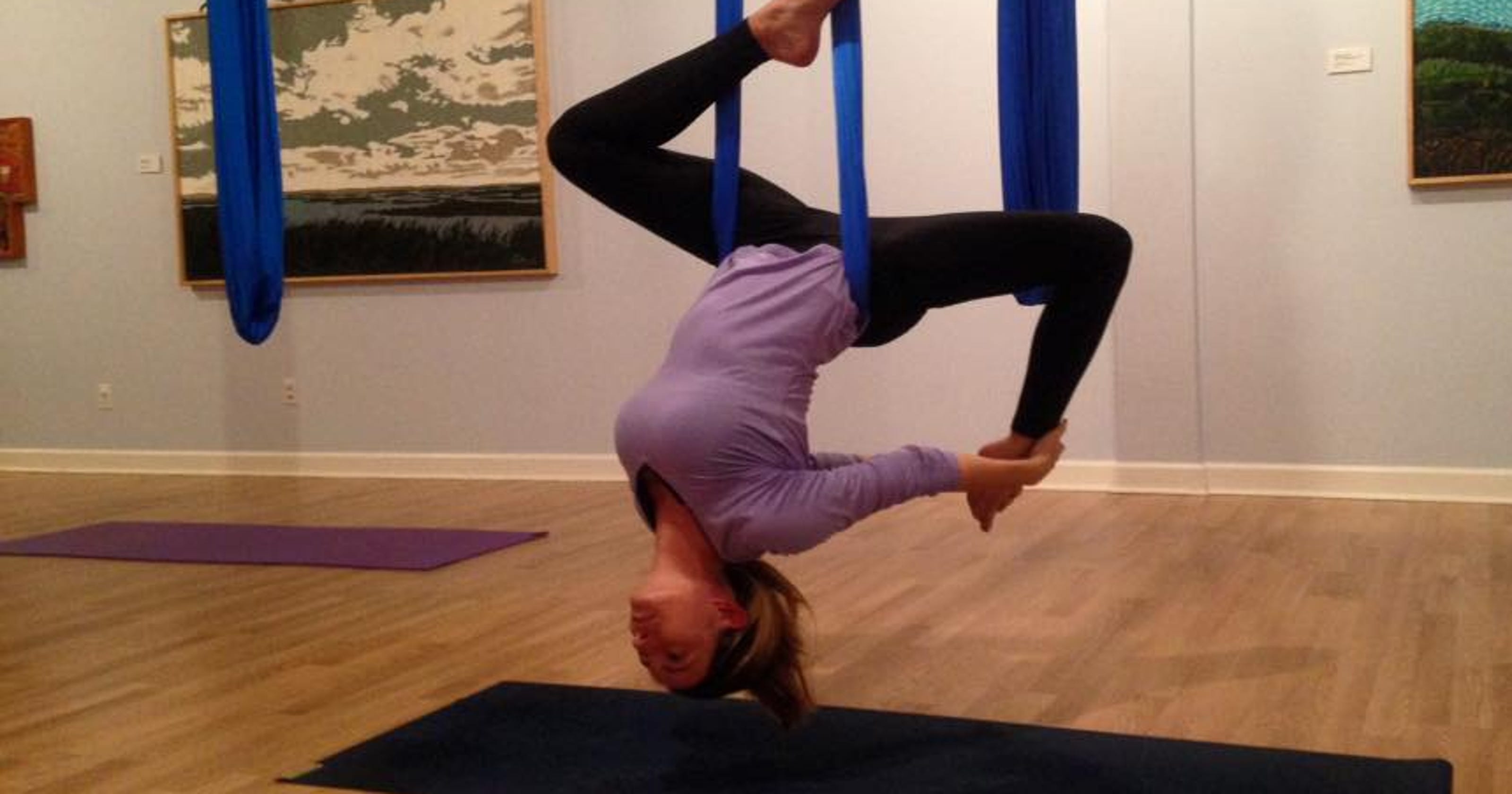 Yoga Upside Down Pose Name Upside down and against the wall: A wilder side of yoga