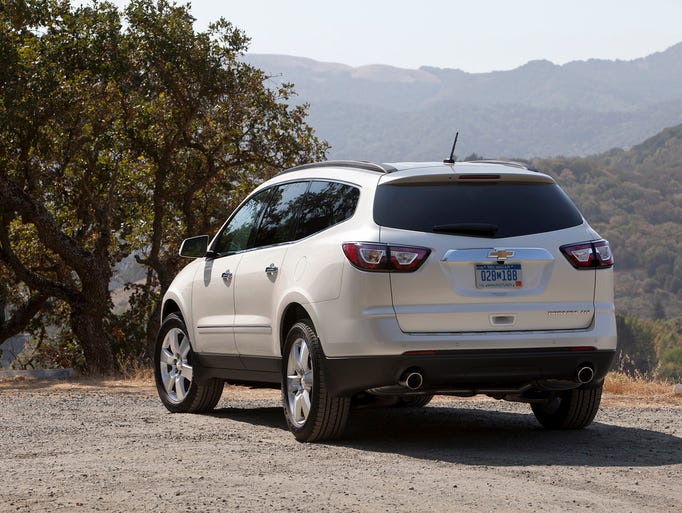 Traverse features 116.3 cu. ft. of cargo space, which