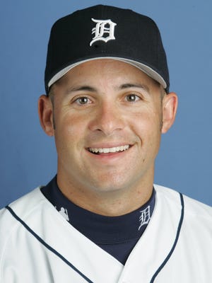 Tigers non-roster invitee catcher Mike Rabelo poses during spring training at the Joker Marchant Stadium in Lakeland, Fla. in  2005.