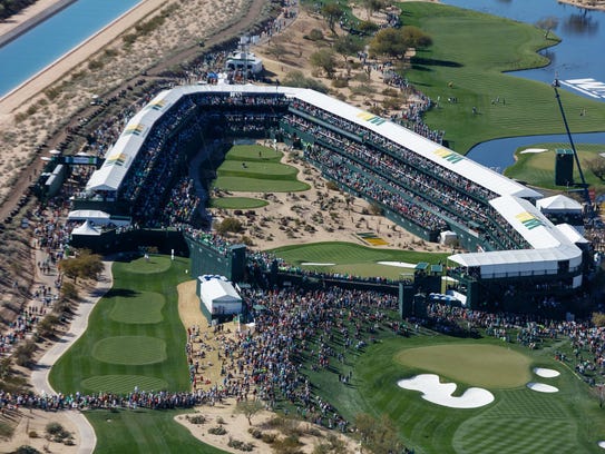 The enclosed 16th hole of the Phoenix Open has created