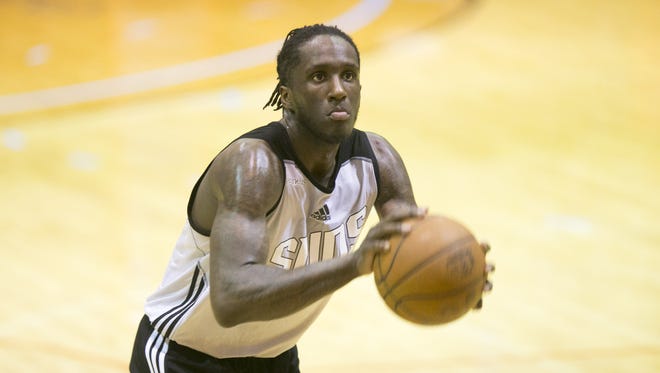 Suns draft prospect Taurean Prince from Baylor during a Suns workout with draft prospects at Talking Stick Resort Arena in Phoenix on Tuesday, May 24, 2016.