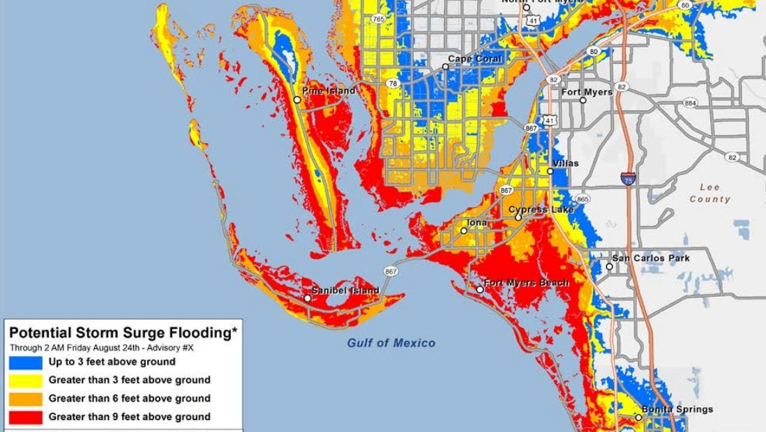 Report: SWFL high on list of areas vulnerable to storm-surge damage