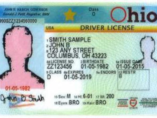 free ohio drivers license template