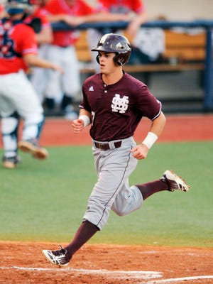 Mississippi State centerfielder Jacob Robson was an eighth-round draft pick for the Tigers in 2016.