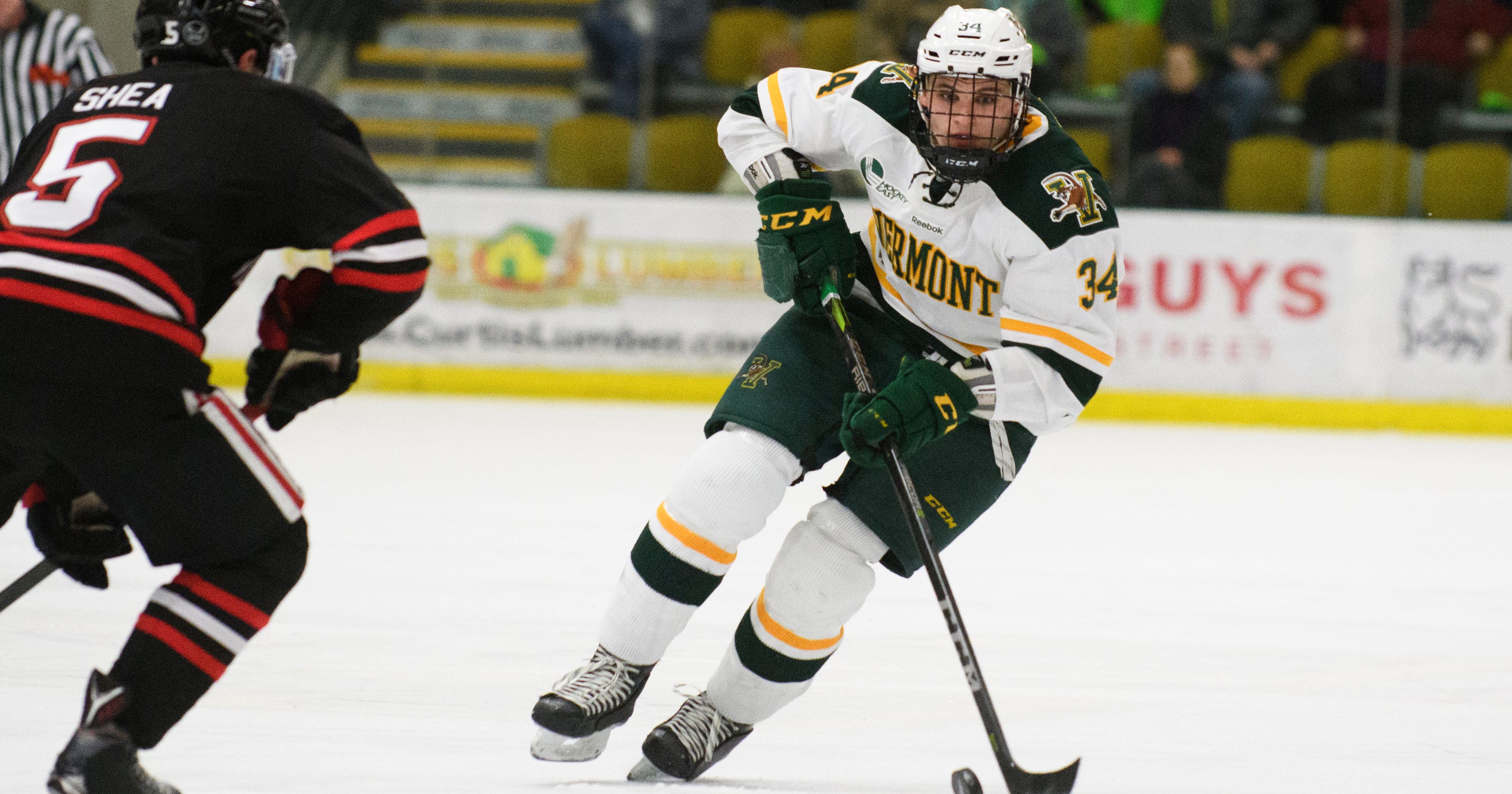 UVM men's hockey Catamounts' comeback at BC comes up short